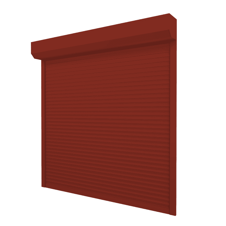 Red Roller Shutter Colour
